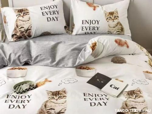Постельное белье Tango Novella сатин TS-X228 (котенок) фото 11