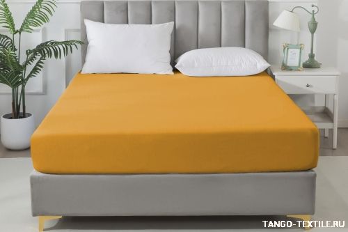 Простыня 160x200 сатин на резинке Tango SOHO BS1620-23 код4039