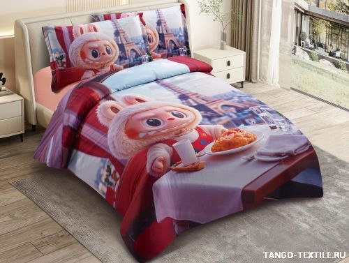 Постельное белье Labubu Breakfast in Paris (AM-165)