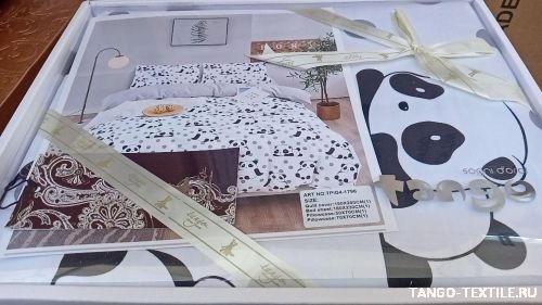 Постельное белье Twill сатин TPIG-1796 (Панда) фото 2