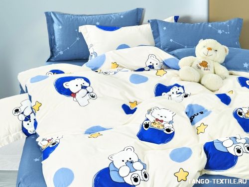 Постельное белье Tango Novella сатин TS-X288 с мишкой