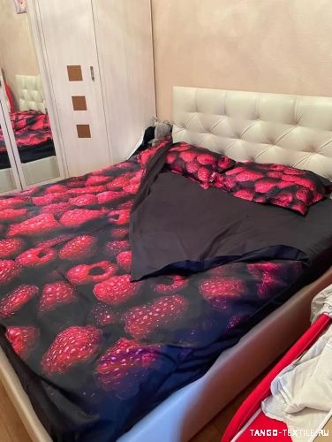 Постельное белье Танго Imperium 3D мако-сатин CD--06 (Малина) фото 2