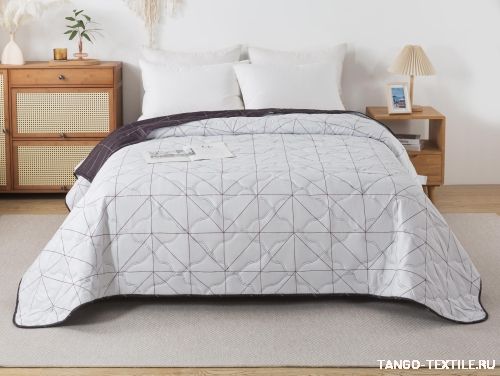 Покрывало из полисатина 160x220  Siesta-41 двустороннее артикул: 