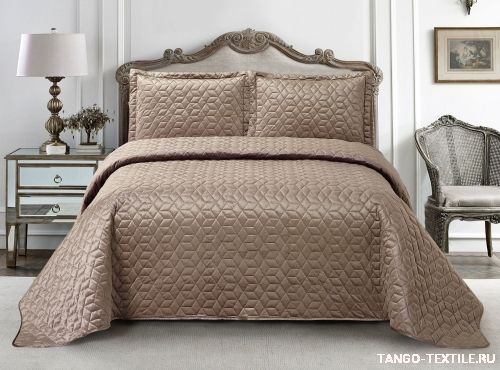 Велюровое покрывало 240x260 Rombi  Design-03 артикул: 