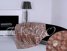 Меховое покрывало 220x240  Чикаго кофе