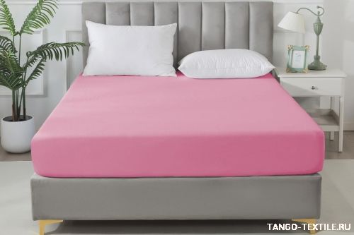 Простыня 160x200 сатин на резинке Tango SOHO BS1620-161 код4039