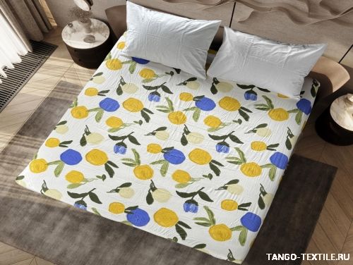 Простыня 160x200 сатин на резинке Tango Satelite SAT1620-23 код4035