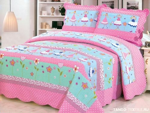 Покрывало 230x250 в стиле Patchwork PW333-189 в детскую комнату артикул: 