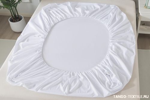 Простыня 160x200 сатин на резинке Tango SOHO BS1620-100 код4039 фото 2