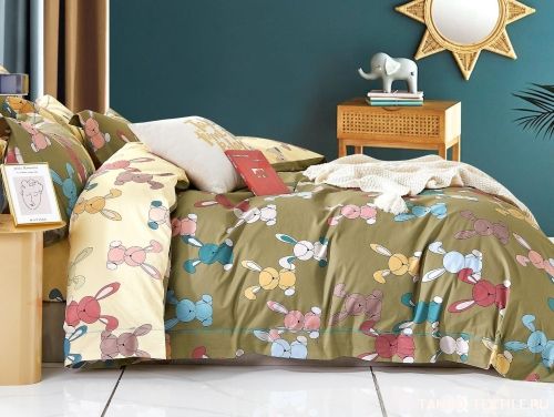 Постельное белье Cristelle Amante сатин AM-97 (зайчики)
