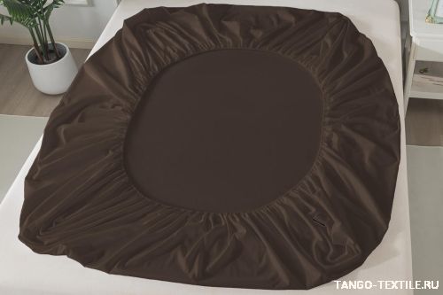 Простыня 160x200 сатин на резинке Tango SOHO BS1620-49 код4039 фото 2