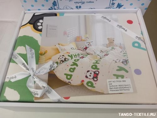 Постельное белье Twill сатин TPIG-1892 (Панда) фото 2