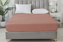 Простыня 160x200 сатин на резинке Tango SOHO BS1620-372 код4039