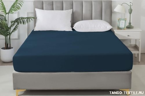 Простыня 160x200 сатин на резинке Tango SOHO BS1620-451 код4039