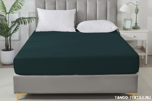 Простыня 160x200 сатин на резинке Tango SOHO BS1620-422 код4039