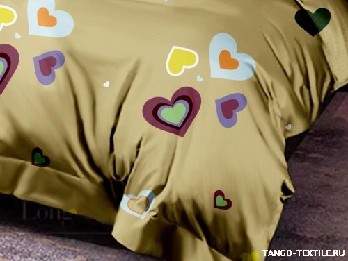 Постельное белье Dream Fly микросатин DF-348 (сердечки) фото 3