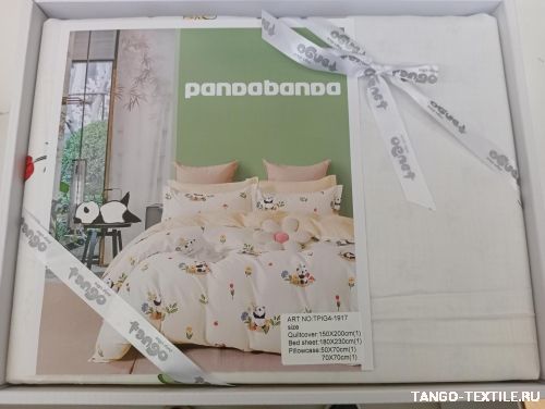 Постельное белье Twill сатин TPIG-1917 с пандой фото 2