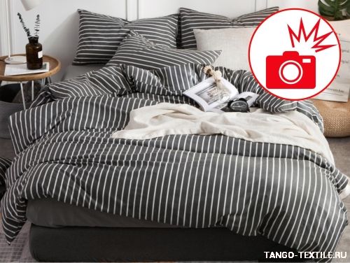 Постельное белье Twill сатин TPIG-778 (серый)