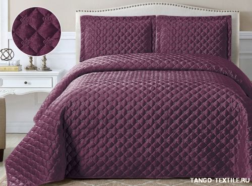 Велюровое покрывало 240x260 French Crown Design-09 артикул: 