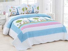 Покрывало 230x250 в стиле Patchwork PW333-215 в детскую комнату