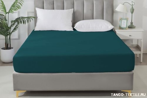 Простыня 160x200 сатин на резинке Tango SOHO BS1620-281 код4039