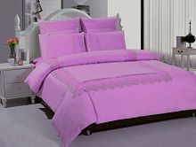 Постельное белье сатин с кружевом GIPUR GPR-07