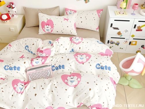 Постельное белье Tango Novella сатин TS-X293 с мишкой