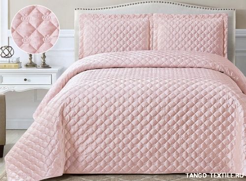 Велюровое покрывало 240x260 French Crown Design-02 артикул: 