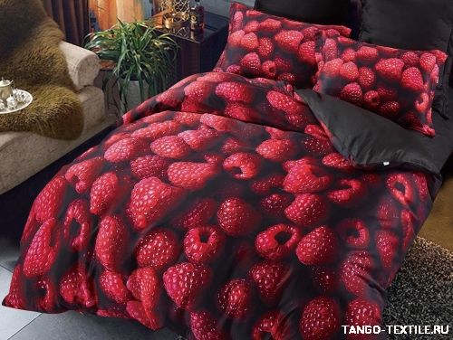 Постельное белье Танго Imperium 3D мако-сатин CD--06 (Малина)