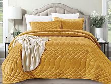 Велюровое покрывало 240x260 Roxette Design-13