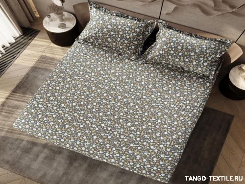 Простыня 160x200 сатин на резинке Tango Satelite SAT1620-24 код4035